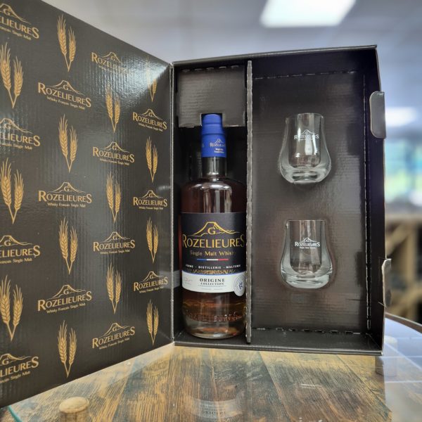 COFFRET ROZELIEURES ORIGINE + 2 VERRES